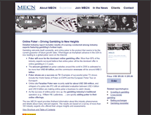 Tablet Screenshot of poker.mecn.net